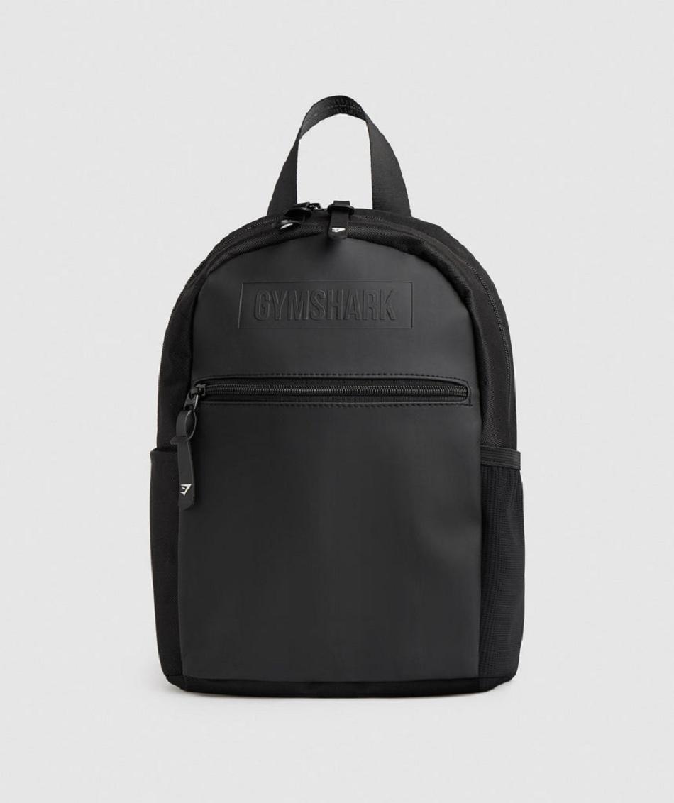 Gymshark Everyday Mini Backpack Accessories Torbe Crne | HR 2153EBC